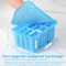 Popsicle Molds Silicone BPA-Free – 12-Piece Popsicle Tray Set for Freezer, Homemade Ice Cream Popsicle Molds, Large Ice Pop Maker Set, Reusable Ice Lolly Molds with 100 Popsicle Sticks (Blue)